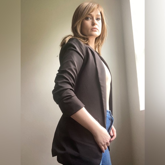 Slouchy blazer, Small, 3/4 sleeve - Picture 6 of 13